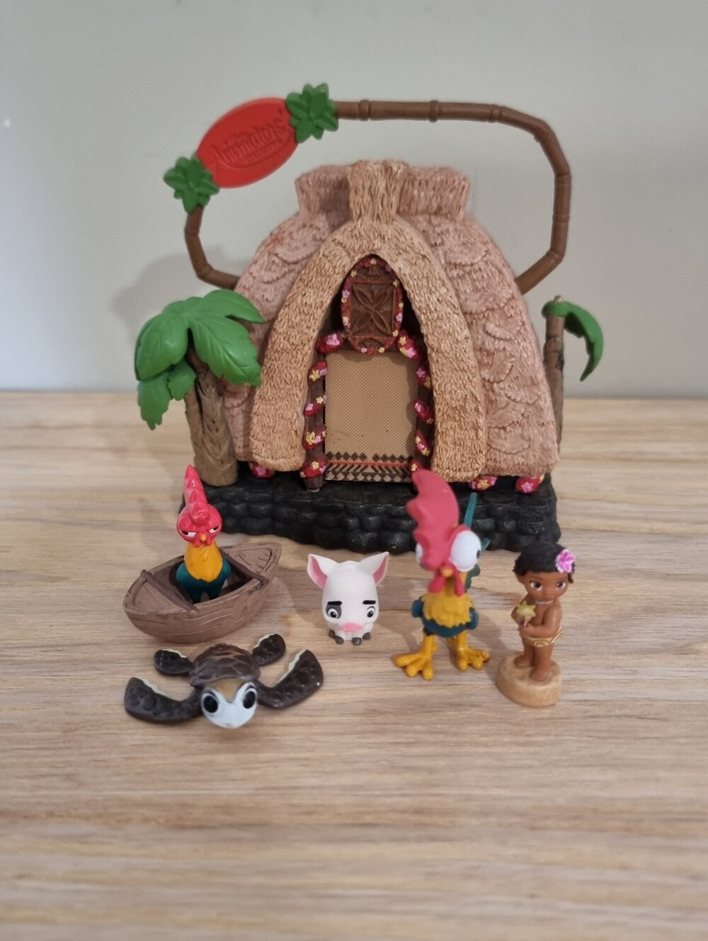 Disney Animators Little Moana Island Playset Mini Figures, No Lights